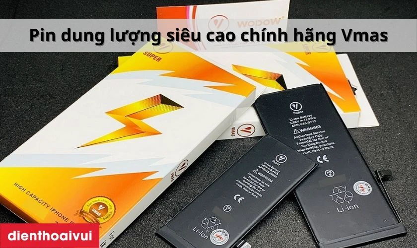 Pin iPhone 12 Pro Max dung lượng si&ecirc;u cao ch&iacute;nh h&atilde;ng Vmas l&agrave; g&igrave;?