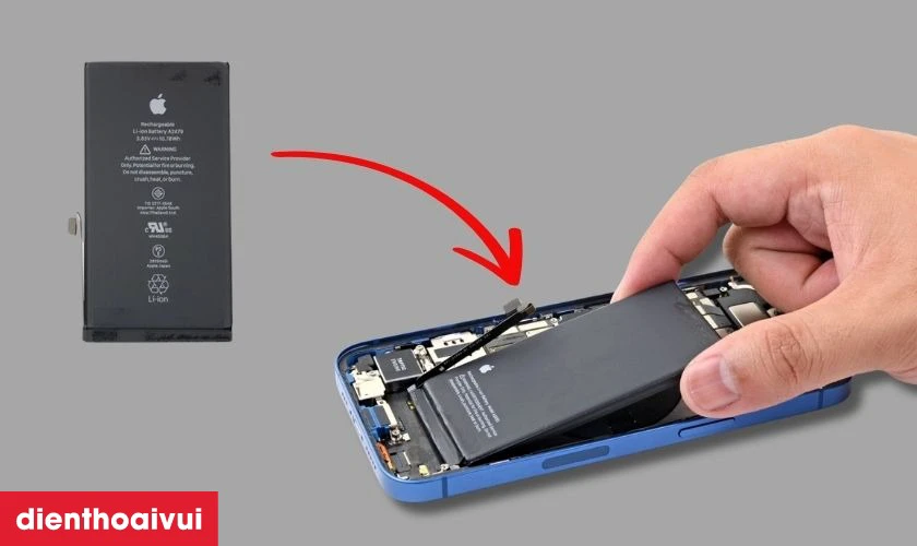 Pin ch&iacute;nh h&atilde;ng Vmas hiệu suất cao được nhiều người chọn thay cho iPhone 13 mini