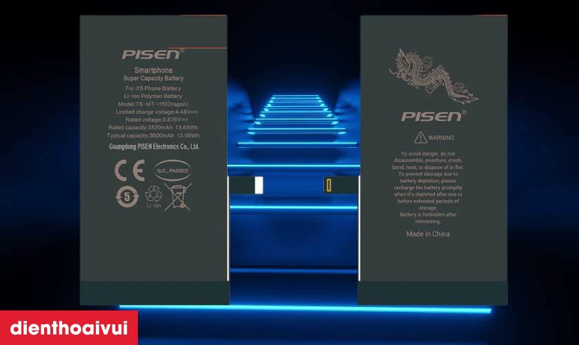 Pin iPhone 14 Pro dung lượng si&ecirc;u cao ch&iacute;nh h&atilde;ng Pisen l&agrave; g&igrave;
