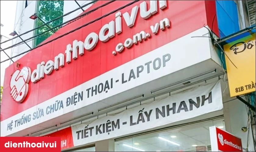 Điện Thoại Vui là địa chỉ thay pin iPhone 15 Pro chính hãng Vmas uy tín
