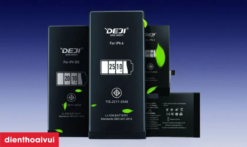 Pin iPhone 16 series ch&iacute;nh h&atilde;ng Deji