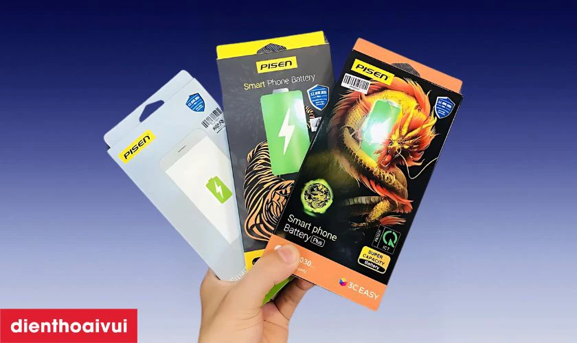 Pin iPhone 16 series ch&iacute;nh h&atilde;ng Pisen