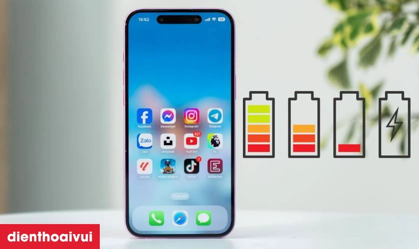 Thay pin iPhone 16 Plus dung lượng chuẩn ch&iacute;nh h&atilde;ng Vmas