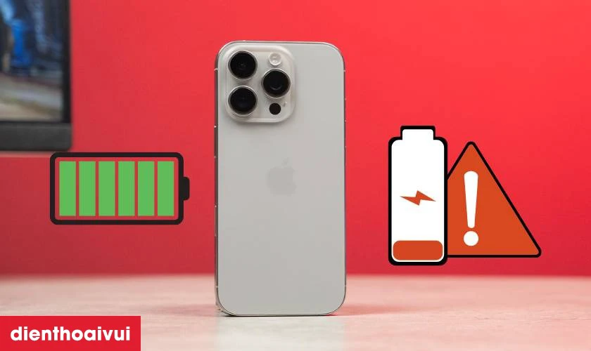 Thay pin iPhone 16 Pro dung lượng chuẩn ch&iacute;nh h&atilde;ng Vmas