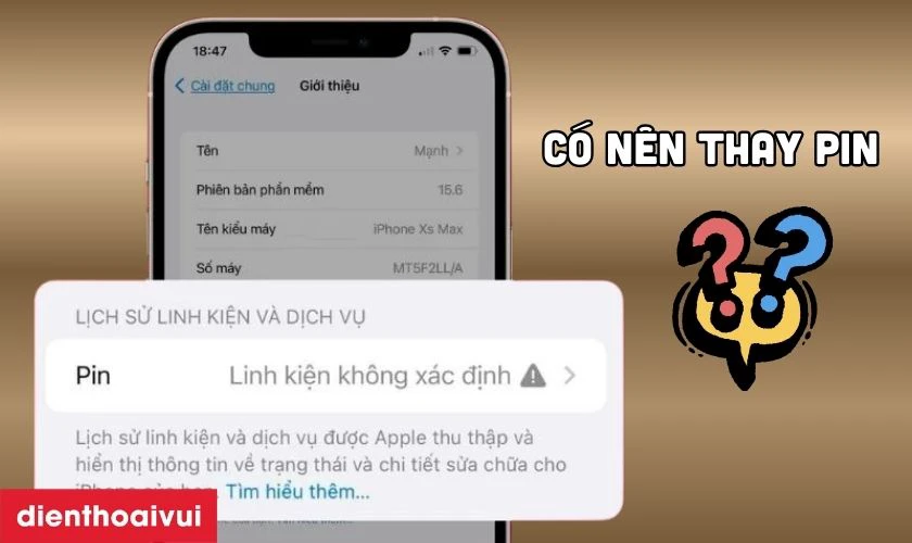 C&oacute; n&ecirc;n thay pin iPhone 17 Pro khi m&aacute;y b&aacute;o Service?