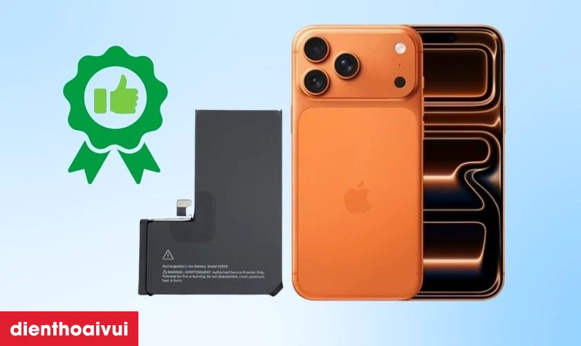 Thay pin iPhone 17 Pro Max dung lượng chuẩn loại A+