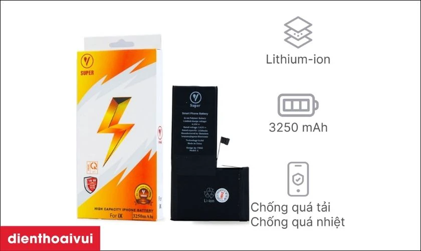 Pin dung lượng cao chính hãng Vmas là gì?