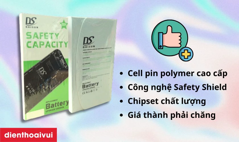 Pin Daison thay cho iPhone c&oacute; tốt kh&ocirc;ng?