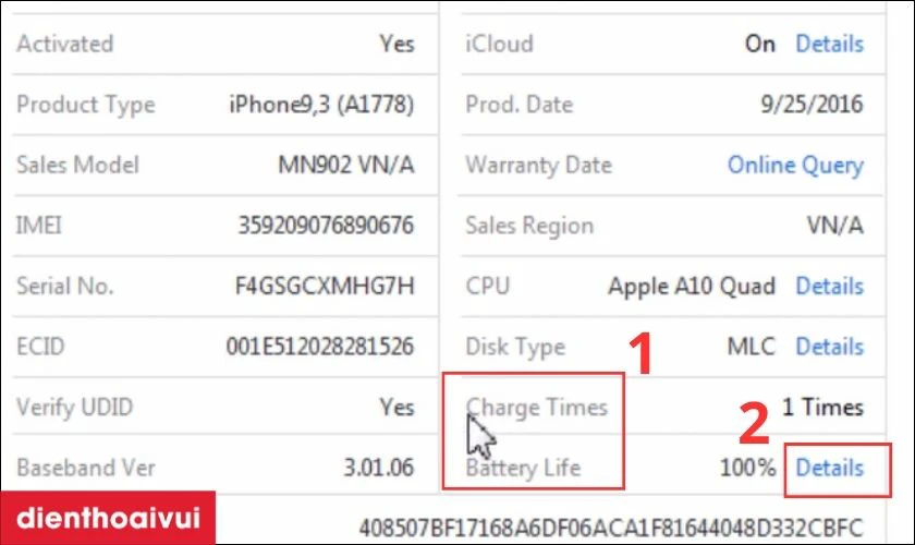 Sử dụng 3uTools trên máy tính để kiểm tra pin của iPhone