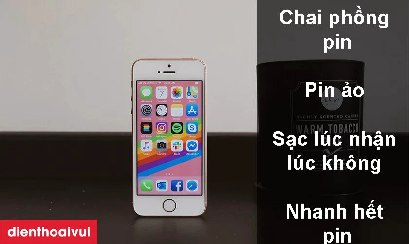 Những dấu hiệu hư hỏng pin tr&ecirc;n iPhone SE v&agrave; c&aacute;ch khắc phục hiệu quả