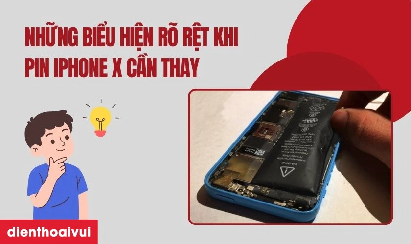 Thay pin iPhone X