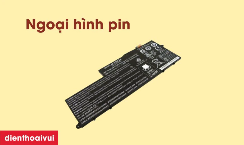C&aacute;ch kiểm tra pin laptop Acer Aspire E3-111 ch&iacute;nh h&atilde;ng