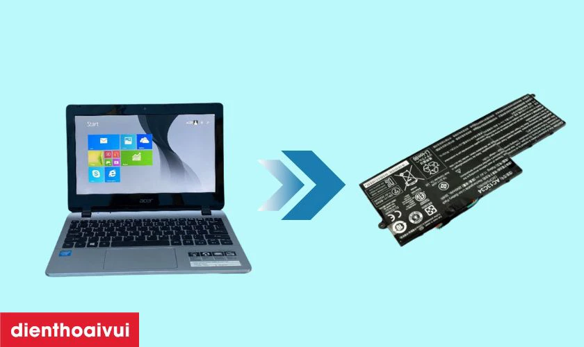 Lưu &yacute; khi thay pin laptop Acer Aspire E3-111