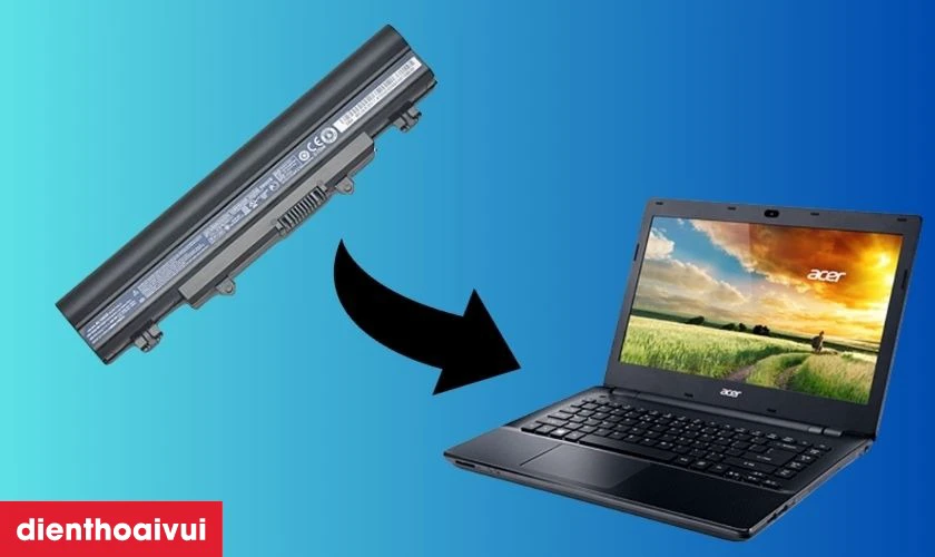 Lưu &yacute; khi thay pin laptop Acer Aspire E5-411