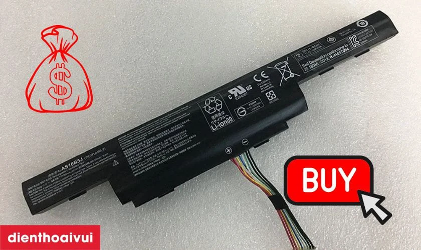 Gi&aacute; th&agrave;nh của pin laptop Acer Aspire E5-552