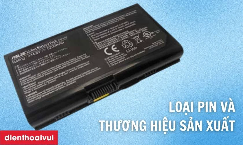 Thay pin laptop Asus ch&iacute;nh h&atilde;ng