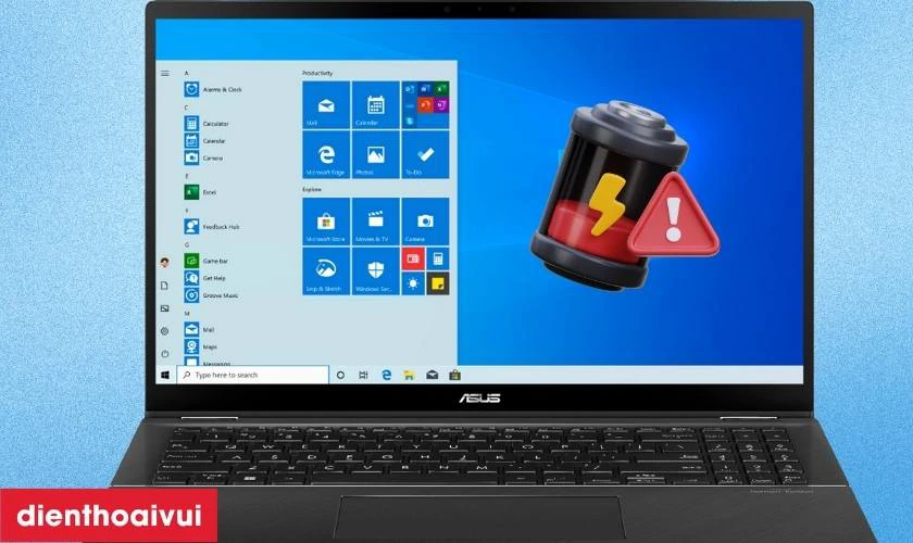 Thay pin laptop Asus ch&iacute;nh h&atilde;ng