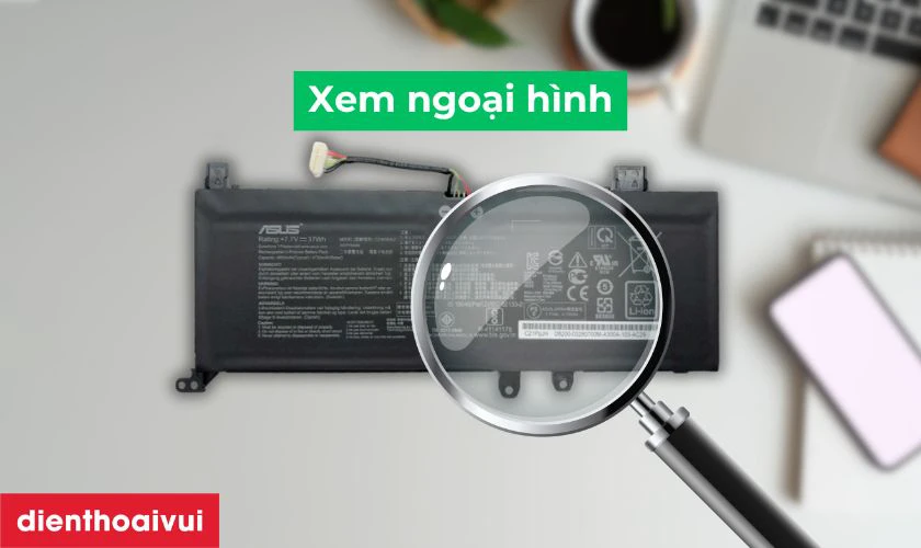 Dựa theo ngoại h&igrave;nh của pin