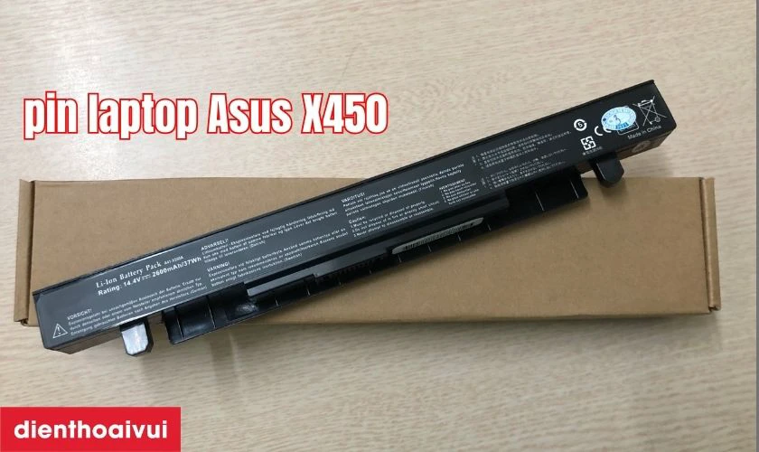 Giới thiệu về pin laptop Asus X450