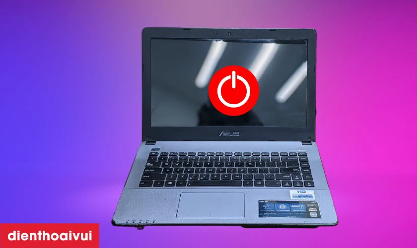 Laptop tự tắt d&ugrave; pin đầy phần trăm