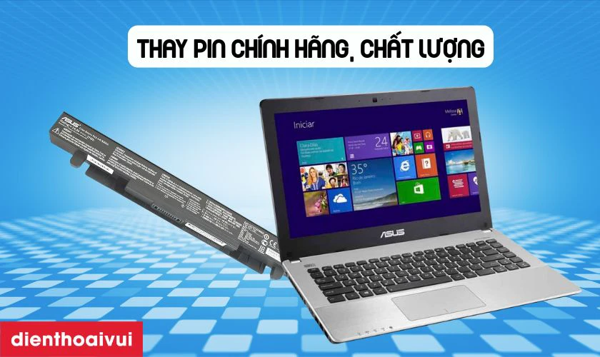 Lưu &yacute; khi thay pin laptop Asus X450CA