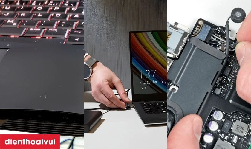 Laptop Dell 1015 bị lỗi pin hay lỗi sạc?