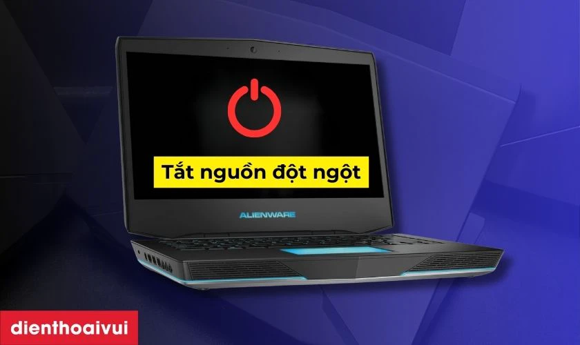 Laptop tự động tắt nguồn đột ngột khi vẫn còn pin là một dấu hiệu bất ổn
