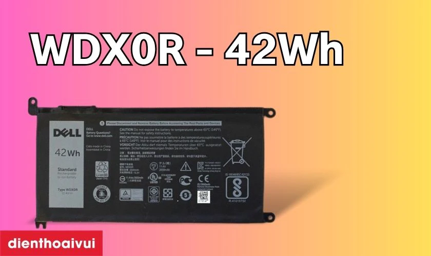Pin laptop Dell Inspiron 5567: Th&ocirc;ng số v&agrave; gi&aacute; thay