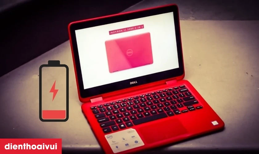Dấu hiệu laptop Inspiron 11 3000 2-IN-1 3169 cần thay pin