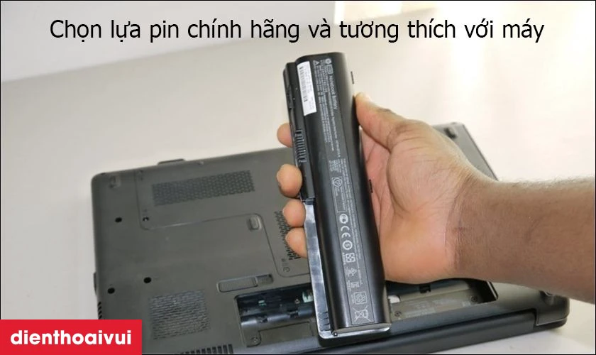 Pin ch&iacute;nh h&atilde;ng c&oacute; độ tương th&iacute;ch tốt với m&aacute;y
