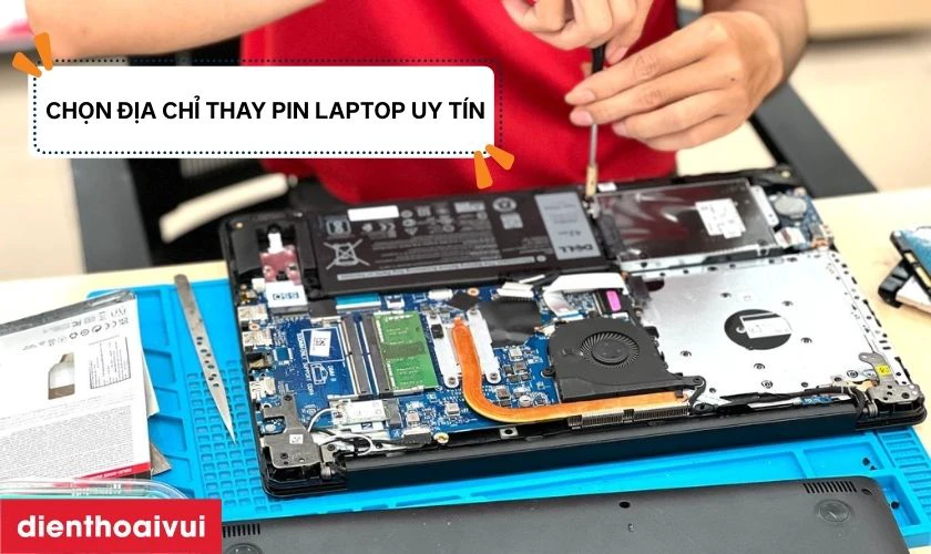 Lưu &yacute; khi thay pin laptop Dell Inspiron 13 7370 NQ