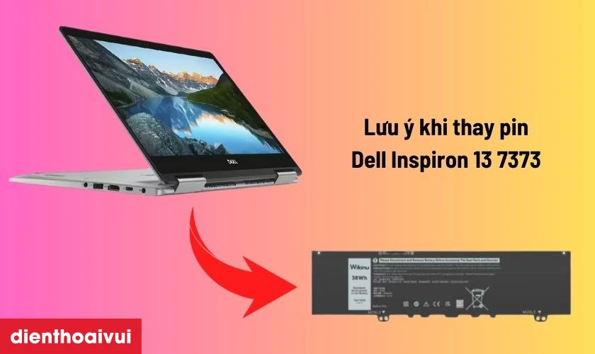 Thay pin laptop Dell Inspiron 13 7373