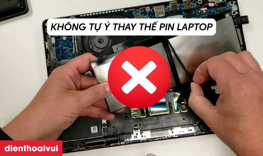Lưu &yacute; khi thay pin laptop Dell Inspiron 13 7386 NQ