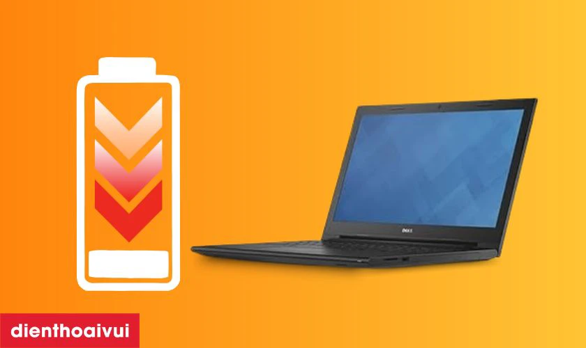 Dấu hiệu laptop Dell Inspiron 14 3451 cần thay pin