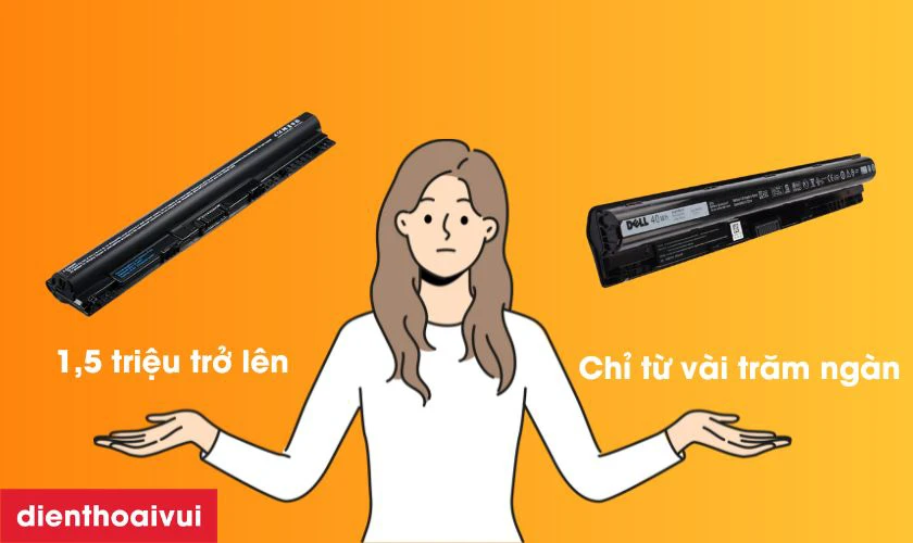 Pin laptop Dell Inspiron 14 3451 chính hãng thường có giá đắt nhất