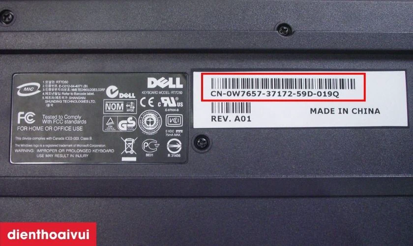 C&aacute;ch kiểm tra pin laptop Dell Inspiron 14 3459 NQ ch&iacute;nh h&atilde;ng