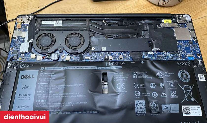 Dấu hiệu laptop Dell Inspiron 14 5447 cần thay pin
