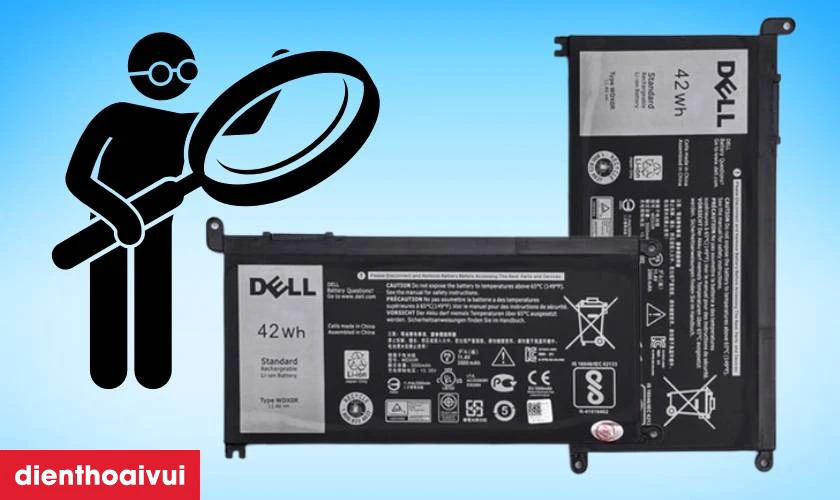 C&aacute;ch kiểm tra pin laptop Dell Inspiron 14 5481 NQ ch&iacute;nh h&atilde;ng