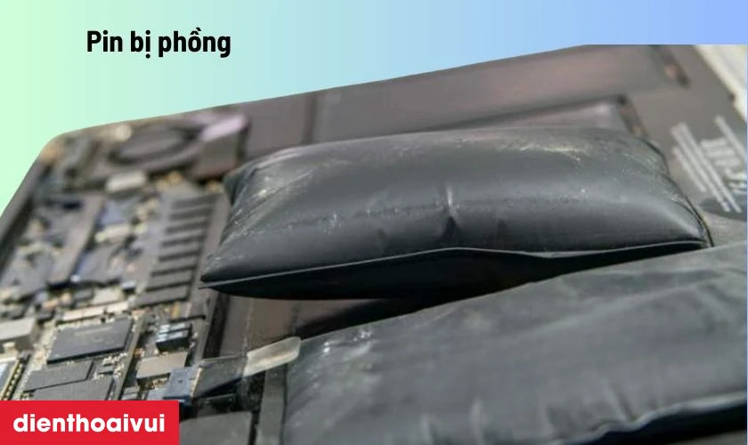 Pin Dell Inspiron 14 7437 bị phồng