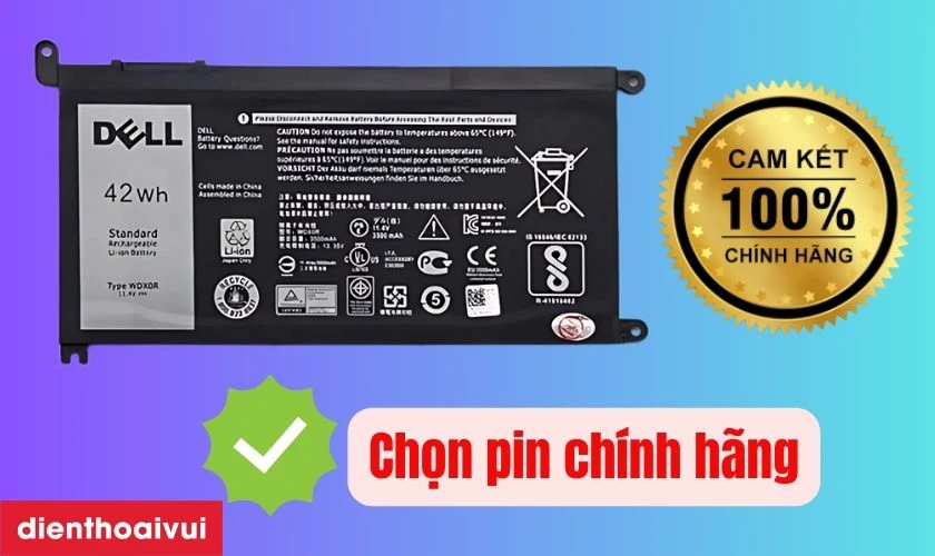 Lưu &yacute; khi thay pin laptop Dell Inspiron 14 7586 NQ