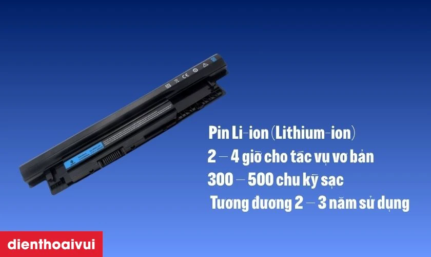 Pin laptop Dell Inspiron 14Z sử dụng được bao l&acirc;u?