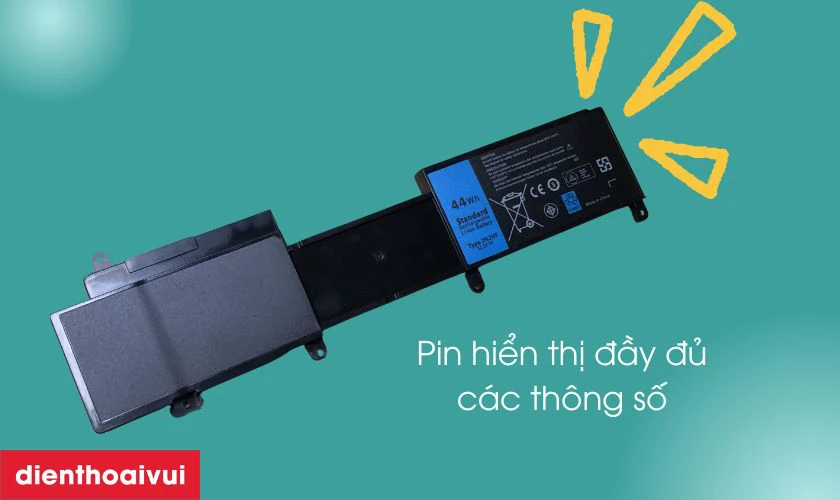 Nhận biết pin ch&iacute;nh h&atilde;ng, chất lượng dựa v&agrave;o vẻ ngo&agrave;i của pin