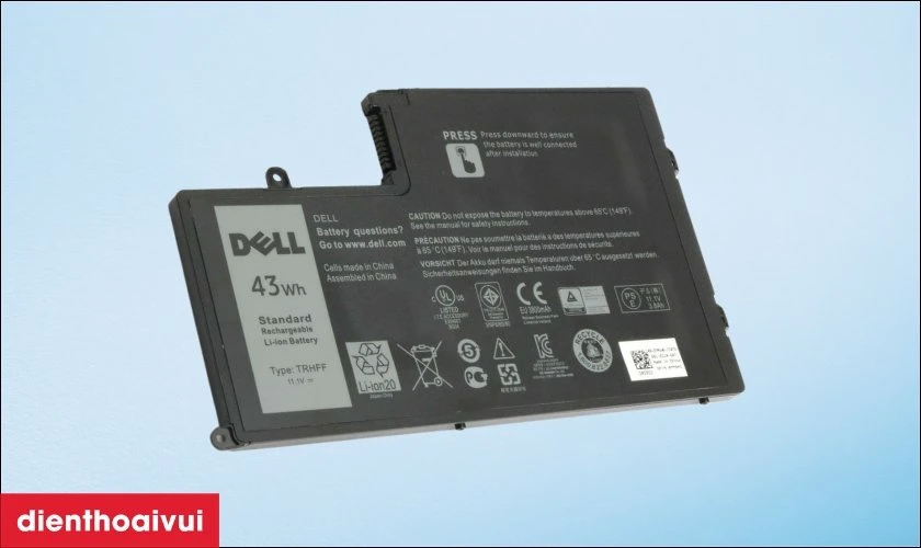 C&aacute;ch kiểm tra pin laptop Dell Inspiron 15 5547 ch&iacute;nh h&atilde;ng