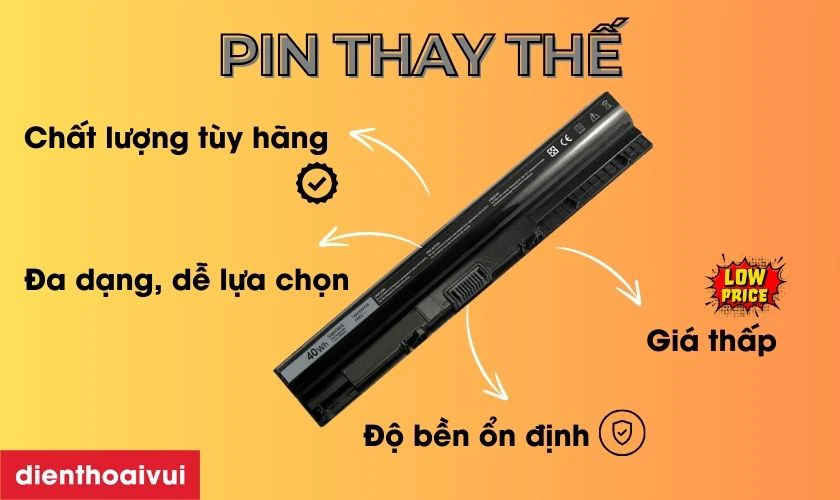Ưu v&agrave; nhược điểm của pin Dell linh kiện