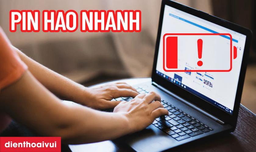Dấu hiệu laptop Dell Inspiron 15 7548 cần thay pin