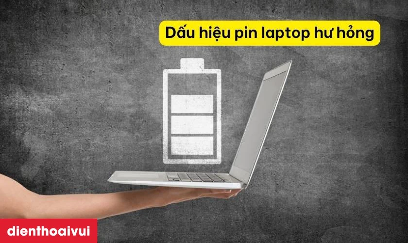Dấu hiệu cần thay pin laptop Dell Inspiron 15 7590