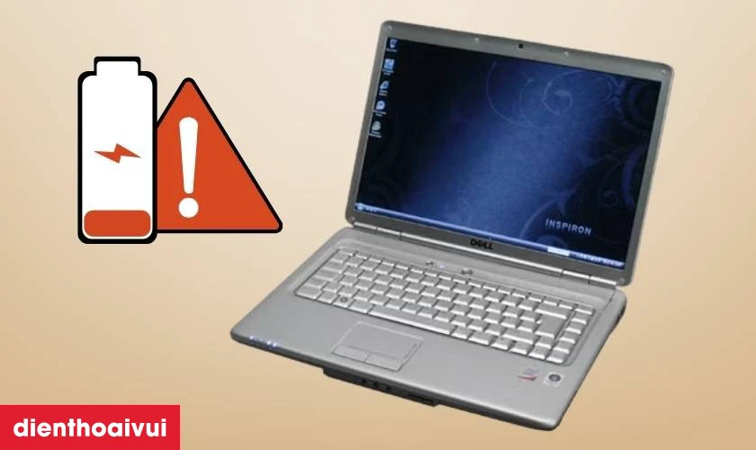 Dấu hiệu pin laptop Dell Inspiron 1525 bị chai v&agrave; c&aacute;ch khắc phục