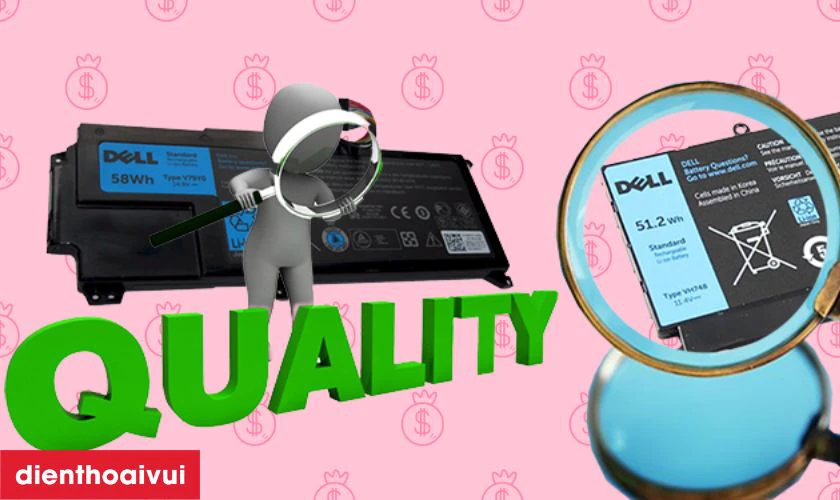 C&aacute;ch kiểm tra pin laptop Dell Inspiron 6000 ch&iacute;nh h&atilde;ng