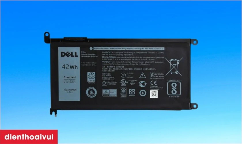 C&aacute;ch kiểm tra pin laptop Dell Latitude 3190 ch&iacute;nh h&atilde;ng