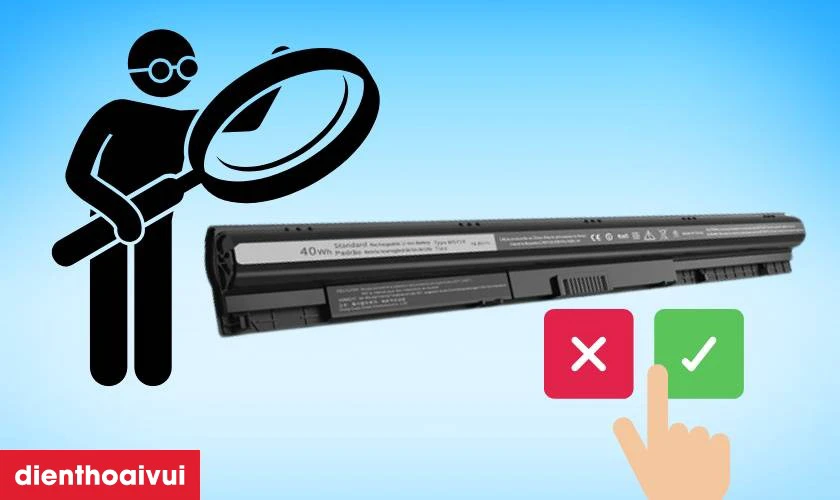 C&aacute;ch kiểm tra pin laptop Dell Latitude 3560 ch&iacute;nh h&atilde;ng